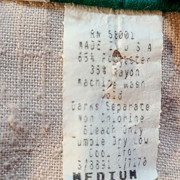 Joanna Vintage Beige Suit Jacket, Size Medium - Picture 11 of 11